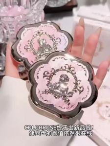 Colorrose Light And Shadow Three Color Contouring High Gloss Contouring Integrated Disc Three Color Matte Pearl