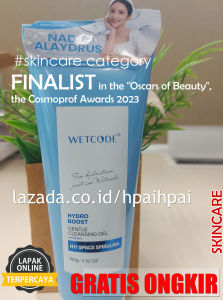Facial Wash WETCODE Gentle Cleansing Gel Facial Cleanser Spirulina & Olive Oil  - Sabun Pembersih Wajah 100 Gr
