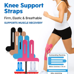 【Buy 5 Get 2 Free】Knee Muscle Patch Pre-Cut One-Piece Muscle Patch Marathon Professional Sports Running Protective Patch Bandage Knee Pad膝盖运动肌贴一体成型