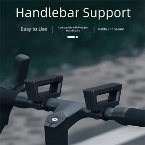 SERAPHYXO 1 Pair ป้องกันการลื่น ที่รองแฮนด์จักรยานแบบกลับหัว สะดวก วิศวกรรมพลาสติก ระบบกันสะเทือนการจอดแบบกลับหัว ระบบกันสะเทือนที่จอดรถ ปลดเร็ว ตัวกันสั่นจักรยานเสือภูเขา แฮนด์บาร์
