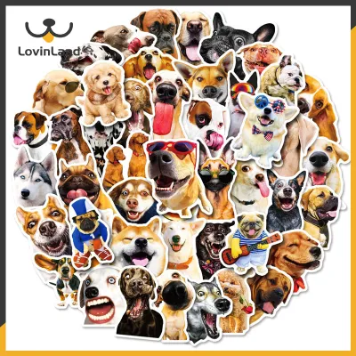 Lovinland Pet 1 cái ngẫu nhiên Mèo Chó Sticker DIY Phim Hoạt Hình Sticker Chó Con và Mèo Con Phụ Kiện Thú Cưng