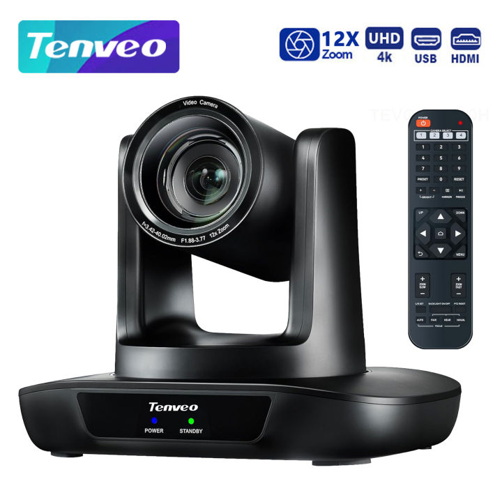 Tenveo UHD12U-4K 4K PTZ Conference Room Camera Live