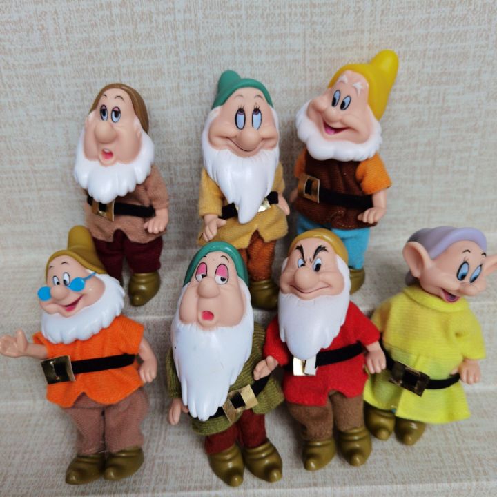 Seven Dwarfs Action Figure Toys 15Cm Princess PVC Dolls Collection Toys ...