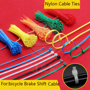 Bicycle Brake Shift Cable Color Nylon Cable Ties size3.6mmX200mm(50pcs)
