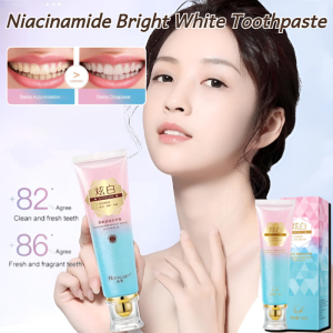 Niacinamide Bright White Toothpaste Remove Stains Yellow Teeth Fresh Breath Super Probiotic Oral Care