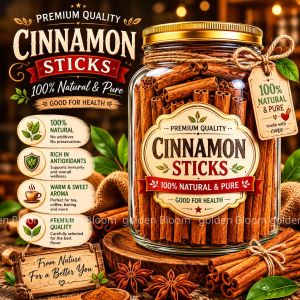 Natural Cinnamon Sticks for Daily Health | Rich Antioxidants & Fresh Aroma