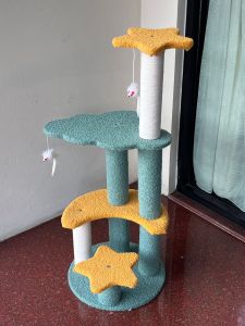 Cat Condo Pohon Cakaran Garukan Kucing Scratcher Tree Tingkat Mainan Kandang Rumah Kekinian