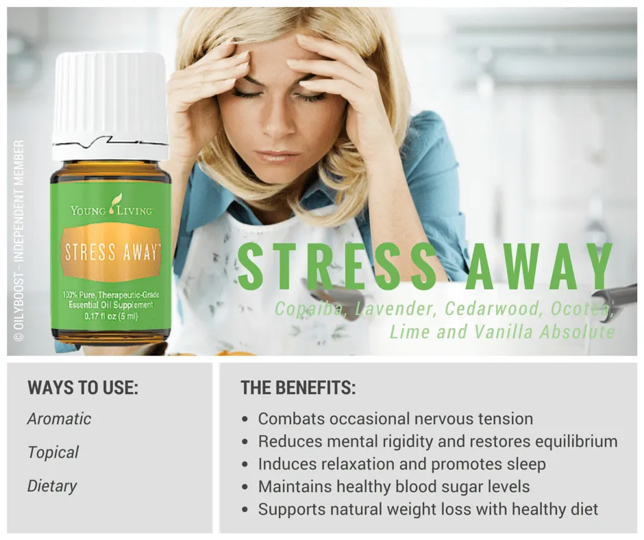 100% Original Young Living STRESS AWAY / YL HAVEN Pure Essential 