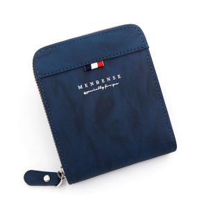 Menbense D5512 Dompet Uang Lipat Tebal Zipper Pria Wanita Dengan Tempat Koin
