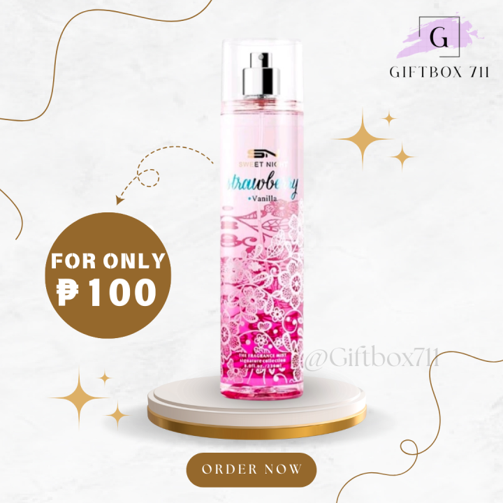 Sweet Night Perfume Strawberry Vanilla Sweet Night Strawberry