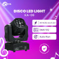KAYA (KA-06) - Mini 6 LED Bee Eyes Moving Head Light with Laser Disco Light. 