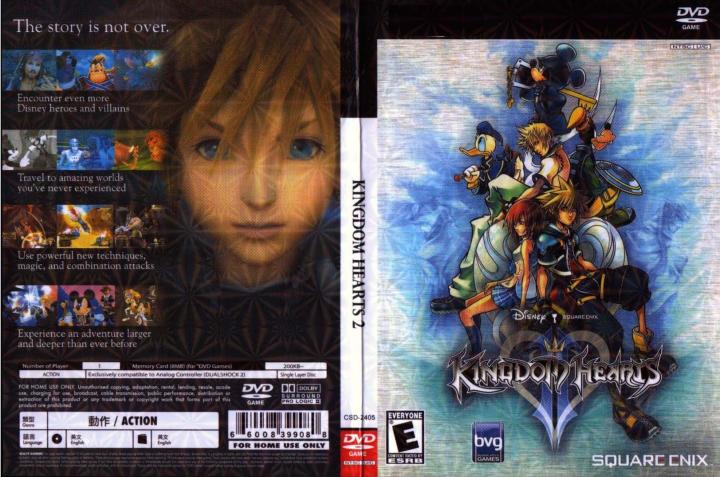 KINGDOM HEARTS II 2 -- PLAYSTATION 2 -- VERSION