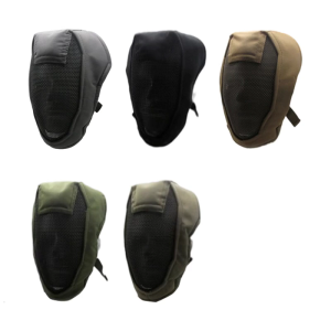 Lightweight Defensive Faces Cover Breathable Total Faces Cover with Reinforced Steel Net for Fencing & Battle Reenactment