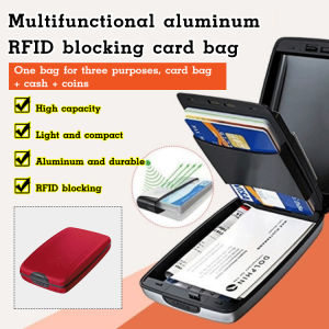Sunrichh Yellow Fashion Multifunctional Card Case with Aluminum Money Clip and Credit Card Bin