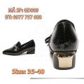 [HCM]Giày nữ trung niên đế thấp ngoại cỡ cao cấp sang trọng cho mẹ u50. 