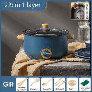 Electric Cooker Multi Cooker Electric Hot Pot Electric Cooker Non Stick Rice Cooker Frying Periuk Nasi Elektrik 电煮锅 YY10