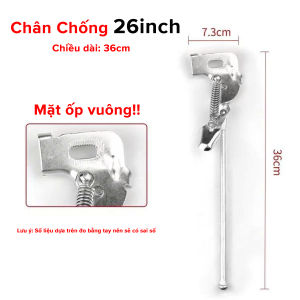 Chân Chống Xe Đạp Phổ Thông Đủ Size 20 22 24 26 inch Bằng Thép Cứng Mạ Kẽm