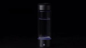 Hydrogen Water Bottle Portable USB Rechargeable Glass Hydrogen Water Ionizer Machine Hydrogen Rich Water Generator Glass Health Cup for Daily Office Home Travel and Fitness Drinking