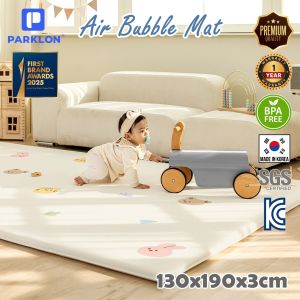 [M 3 colors] PARKLON แผ่นรองคลานเกาหลีเกรดพรีเมี่ยม รุ่น Air Bubble Mat ขนาด 130x190 หนา 3cm
