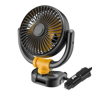 EKLEVA 5V/12V/24V Air Circulator Fan 360 Rotation Dashboard Air Vent Cooling Fan Low Noise Small Fan for Auto SUV Summer