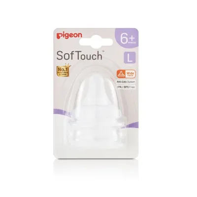 Pigeon Softouch Nipple New (1pc/2pc) - Assorted Sizes