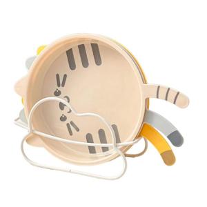 Cats Design Plate With Nonslip Base Dishwasher Safe Spit Bone Dish Kitchen Tableware For Home Outdoor Use