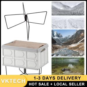 Aluminum Alloy Folding Organizer Box - Ideal for Travel Cooking and Outdoor Recreation Needs