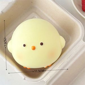 FGJEB Simulated Fruit Fruit Squeeze Toy Cheese Food Cartoon Fidget Toy Cute Dog Fruit Pinch Toy Funny