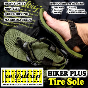 Roadtrip Hiker Plus all fatigue - Tire sole trendy Marikina sandals for men durable non slip sandals gawa sa gulong.