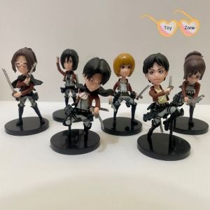 Attack On Titan Figure Mangga Collectibles (8cm) (6 Pcs)