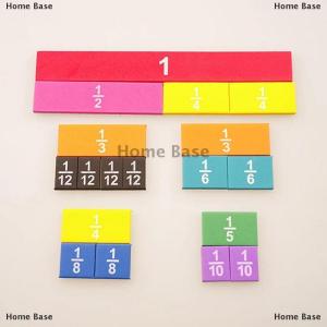 [COD] Home Base 51Pcs Fraction Cubes Math Montessori Math Materials Teaching Aids Learn Fraction Equivalences Props For Kids Educational Early