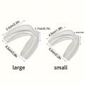 4PCS Bruxism Mouth Guard For Grinding Dental Night Guard For Teeth Anti Snoring Device Sleep Relieve Pain Correct Bruxism 2Sizes. 
