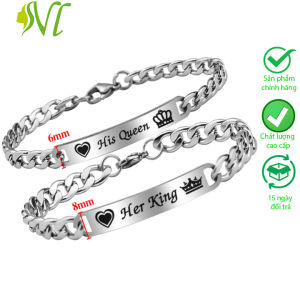 QUÀ TẶNG BẠN THÂN LẮC CẶP KHẮC TÊN - Người Đẹp Vì Lụa
