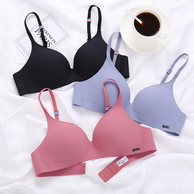 Small Chest Thin Cup Tube Top Adjustment Type Underwear No Steel Ring  Lingerie For Women Gather Together Anti-Sag Bra Ventilate - AliExpress