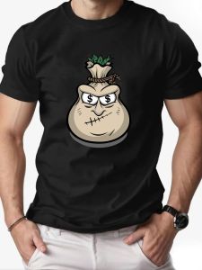 Mens T-Shirt Cartoon elements Pattern Printed Fashion Leisure Sports Mens Round Neck T-shirt High Quality Mens Clothing