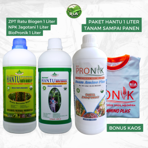 Jimmy Hantu Paket Tumbuh Kembang Panen Maksimal ZPT Ratu Biogen NPK Jagotani Bio Pronik 1 Liter