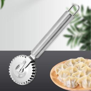 Multifunctional Stainless Steel Rolling Cutter Ravioli Crimper for Pastry Cutting Sealing Tool for Culinary Enthusiasts