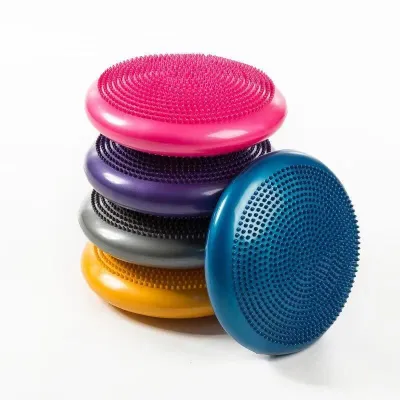 Inflated Stability ball PVC Massage Cushion Wobble Yoga Balance Pad Fitness Gym Sports Balance Plate
