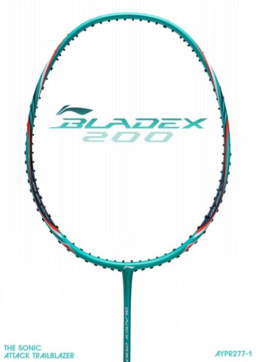 LI-NING ไม้แบดมินตัน รุ่น BLADE X200 3U/4U แถมซอง+พันด้าม+เอ็น 