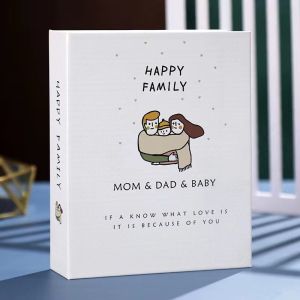 Buku Album 4R 100 Slot Photo Album Keluarga Album Murah Motif Kartun