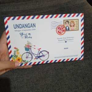 print UNDANGAN NIKAH ERBA 88208 (isi 50 lembar)PERNIKAHAN SUNAT SUNATAN KHITAN KHITANAN FREE PLASTIK FOTO DESIGN