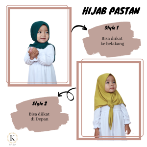 Mahkota Hijab & Jilbab Anak Perempuan 1-4 Tahun: Desain Kekinian & Bahan Jersey Simple