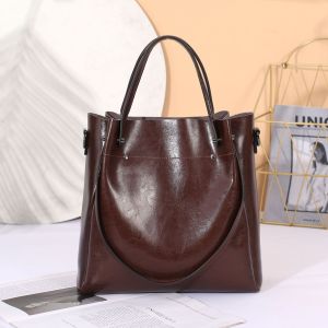 Royal Bagger Top Handle Bags For Women Girls Genuine Cow Leather Fashion Shoulder Sling Bag High Capacity Casual Office Party Outdoor Multi-Function