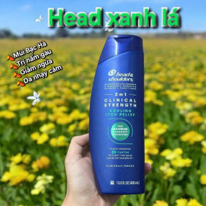 {Sale Rẻ} Hàng Nhập Mỹ Dầu Gội ngăn ngừa gàu & nấm da đầu Head & Shoulders Mỹ Clinical Strength 400ml