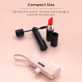 Capsule Mini Power Bank 2 in 1 fast charging power bank 5000mAh/20000mAh Built-in Cable Type C/iPhone Small Portable. 
