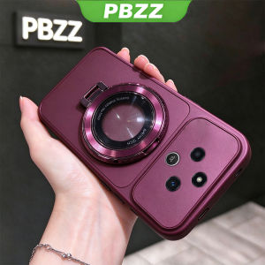 PBZZ Case for redmi 14C A4 5g poco c75 m7 5g A3 PRO 4G phone casing Softcase Silicone shockproof Cover new design aesthetic cute Burgundy with holder for women DSCDZJ2