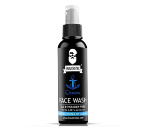Muuchstac Ocean Face Wash for Men | Fight Acne & Pimples Brighten Skin Clears Dirt Oil Control Refreshing Feel - Multi-Action Formula (100 ml)