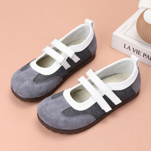 Free Shipping WomenS Autumn New Casual Shoes Comfortable And Breathable With Velcro Closures Soft Soles And Lightweight Design Perfect For Moms