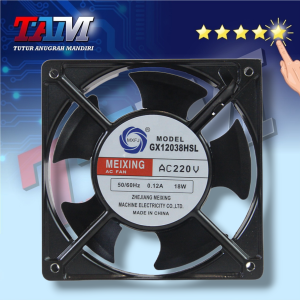 KIPAS MESIN LAS FAN AC - KIPAS AC 12 x 12cm 220 Volt tebal 3.8cm