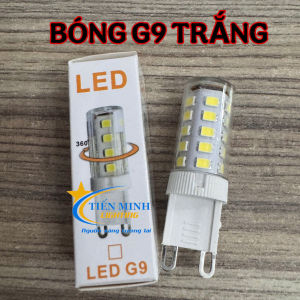 . Đèn LED G9 điện 220V – Chân kim nhỏ gọn sáng đẹp sang trọng cho đèn chùm đèn thả cao cấp